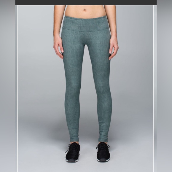 Lululemon Wunder Under Leggings Luxtreme Burlap Texture | Sz 8 - Picture 11 of 13